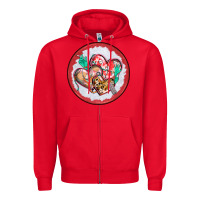 Red nurse coaster Zipper Hoodie - CowGirlArtShop