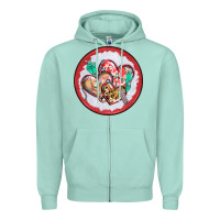 Seafoam nurse coaster Zipper Hoodie - CowGirlArtShop