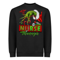Black grinch hand nurse manager Heavyweight Sweatshirt - NancyCooperArtShop