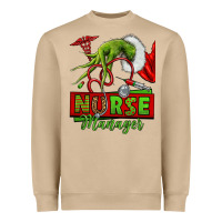 Mushroom grinch hand nurse manager Heavyweight Sweatshirt - NancyCooperArtShop