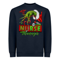 Grinch Hand Nurse Manager Heavyweight Sweatshirt | Teevron