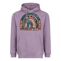 Lavender America rainbow Heavyweight Hoodie - FaDigitalArtStudio