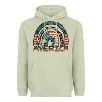 Matcha America rainbow Heavyweight Hoodie - FaDigitalArtStudio