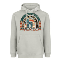 Moon Dust America rainbow Heavyweight Hoodie - FaDigitalArtStudio