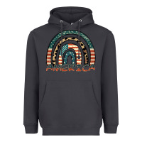 Smoke America rainbow Heavyweight Hoodie - FaDigitalArtStudio