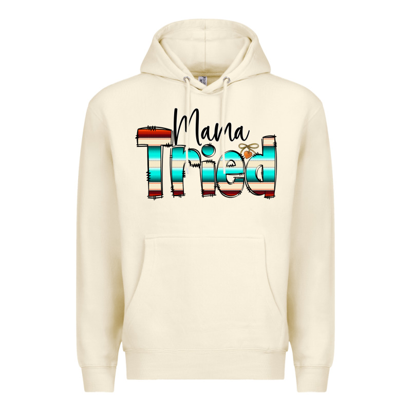 Mama Tried Premium Hoodie by CowCowDesign | Teevron