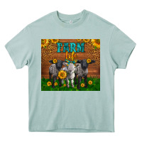Arona Western Baby Sheeps Farm Life Garden Heavy Core Tee - LillyAllenDesigns