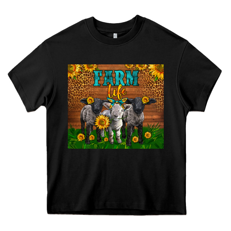 Western Baby Sheeps Farm Life Garden Heavy Core Tee by LillyAllenDesigns | Teevron