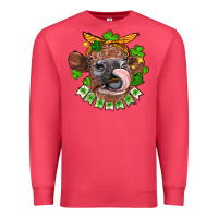 Cardinal St. Patrick's Day cow Premium Sweatshirt - FaDigitalArtStudio