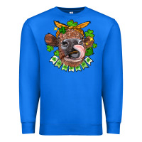 True Royal St. Patrick's Day cow Premium Sweatshirt - FaDigitalArtStudio