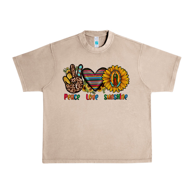 Peace Love Sunshine Urban Heavy Tee by JahusDesignShop | Teevron