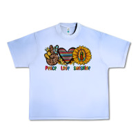 Grape Ice peace love sunshine Urban Heavy Tee - JahusDesignShop