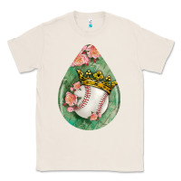 Natural baseball and western roses teardrop  6 Classic Tee - BundleAndBundleShop