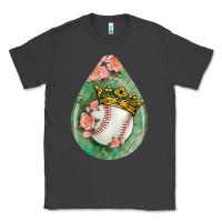 Smoke baseball and western roses teardrop  6 Classic Tee - BundleAndBundleShop