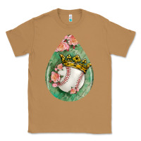Toasted Coconut baseball and western roses teardrop  6 Classic Tee - BundleAndBundleShop