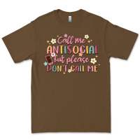 Cacao call me antisocial but please don't call me Premium Tee - MaliasSmallBusiness