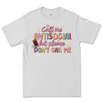 Dove Grey call me antisocial but please don't call me Premium Tee - MaliasSmallBusiness