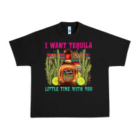 Black i want tequila little time with you Urban Heavy Tee - LillyAllenDesigns