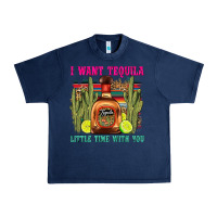 Navy i want tequila little time with you Urban Heavy Tee - LillyAllenDesigns