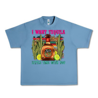Pebble Blue i want tequila little time with you Urban Heavy Tee - LillyAllenDesigns