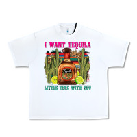 White i want tequila little time with you Urban Heavy Tee - LillyAllenDesigns