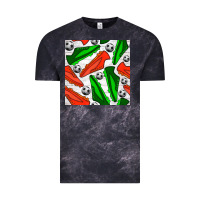 Cloud Black soccer shoes seamless pattern Vintage Tee - BundleAndBundleShop
