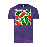 Cloud Purple soccer shoes seamless pattern Vintage Tee - BundleAndBundleShop