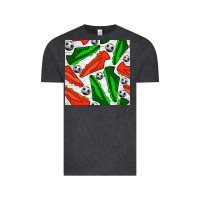 Vintage Black soccer shoes seamless pattern Vintage Tee - BundleAndBundleShop