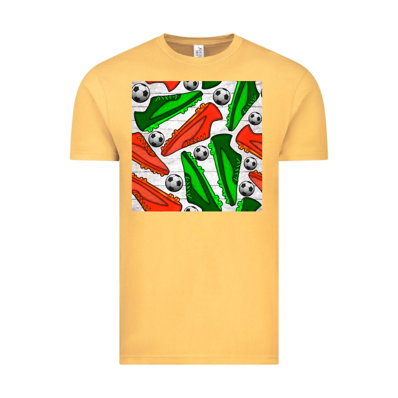 Soccer Shoes Seamless Pattern Vintage Tee by BundleAndBundleShop | Teevron