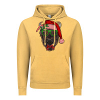 Vintage Mustard christmas bison Vintage Hoodie - RanaPortraitStore