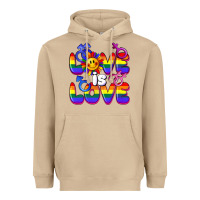 Mushroom Love is love Heavyweight Hoodie - FaDigitalArtStudio