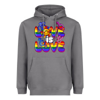 Storm Love is love Heavyweight Hoodie - FaDigitalArtStudio