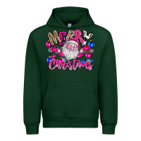 Forest Green merry Christmas santa Urban Hoodie - CowhideDigitalArt