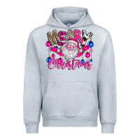 Heather Grey merry Christmas santa Urban Hoodie - CowhideDigitalArt