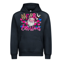 Navy merry Christmas santa Urban Hoodie - CowhideDigitalArt