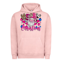 Pigment Salmon merry Christmas santa Urban Hoodie - CowhideDigitalArt