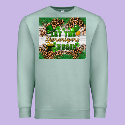 Let The Shenanigans Begin Premium Sweatshirt Designed By Fadigitalartstudio