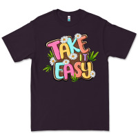 Plum take it easy Premium Tee - MaliasSmallBusiness