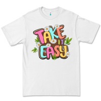 White take it easy Premium Tee - MaliasSmallBusiness