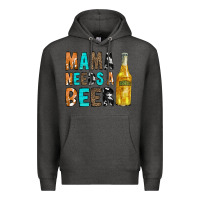 Charcoal Heather Mama Needs a Beer Premium Hoodie - CowCowDesign