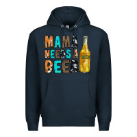 Navy Mama Needs a Beer Premium Hoodie - CowCowDesign