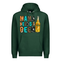 Sports Green Mama Needs a Beer Premium Hoodie - CowCowDesign