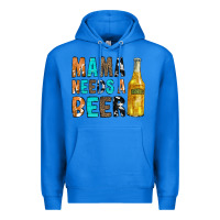 True Royal Mama Needs a Beer Premium Hoodie - CowCowDesign