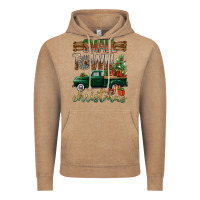 Vintage Coffee Small Town Christmas With Truck Vintage Hoodie - BundleAndBundleShop