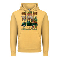 Vintage Mustard Small Town Christmas With Truck Vintage Hoodie - BundleAndBundleShop