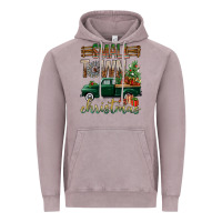 Vintage Zinc Small Town Christmas With Truck Vintage Hoodie - BundleAndBundleShop