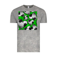 Cloud Rock soccer hearts seamless pattern Vintage Tee - BundleAndBundleShop