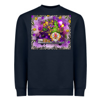 Mardi Gras Gnome On The Truck Heavyweight Sweatshirt | Teevron