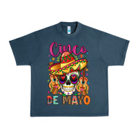 Midnight Navy cinco de mayo Urban Heavy Tee - LillyAllenDesigns
