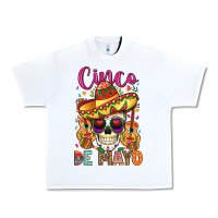 White cinco de mayo Urban Heavy Tee - LillyAllenDesigns